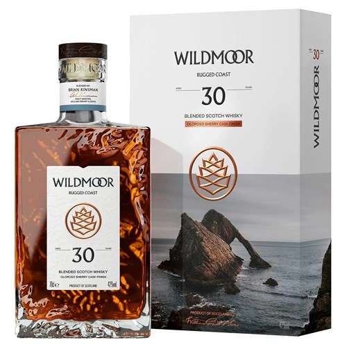 Wildmoor 30 Year Old Rugged Coast Blended Scotch Whisky 70cl